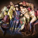 Recreación Gustav Klimt en body paint
